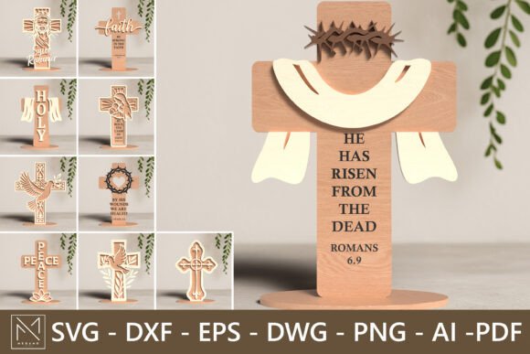 Christian Standing Cross Laser Cutting for Other Celebrations