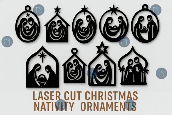 Christmas Nativity SVG Bundle: Laser Cutting & Winter Amp