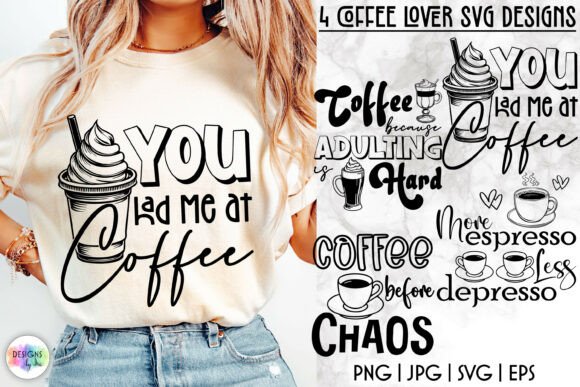 Coffee Lover SVG Graphics: Funny Coffee Quotes for Crafts