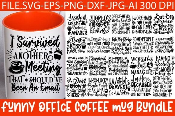 Funny Office Coffee Mug SVG Bundle: Graphics & Crafts Review