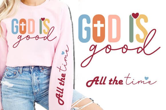 God is Good All Time Bible Sleeve SVG: Graphics for Crafts & Commerce