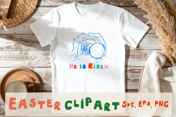 He is Risen Clipart – Graphics & Illustrations