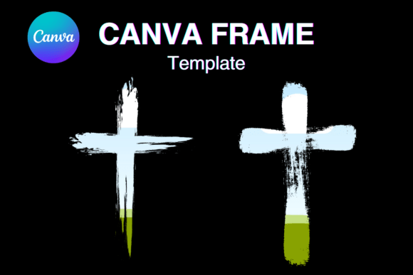 Jesus Cross Canva Frame: Photo Collage Amp Graphics
