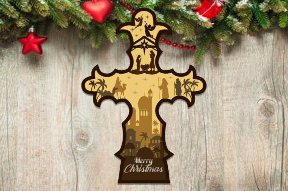 Nativity Scene: Christmas Laser Cutting & Winter Amp