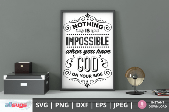 Nothing is Impossible SVG: Graphics & Crafts Review