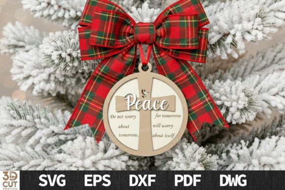 Peace Cross Christmas Ornament: Laser Cutting Review for Winter Amp
