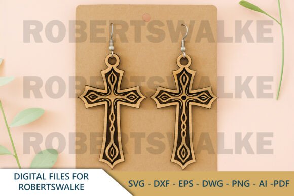 Peace Dove Earrings SVG: Laser Cutting for Faith-Inspired Branding