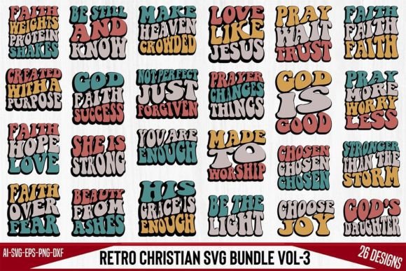 Retro Christian SVG Bundle Vol-3: A Hands-On Review