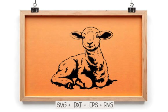 Sheep, Horse, Cow, Pig SVG Graphics for Crafts