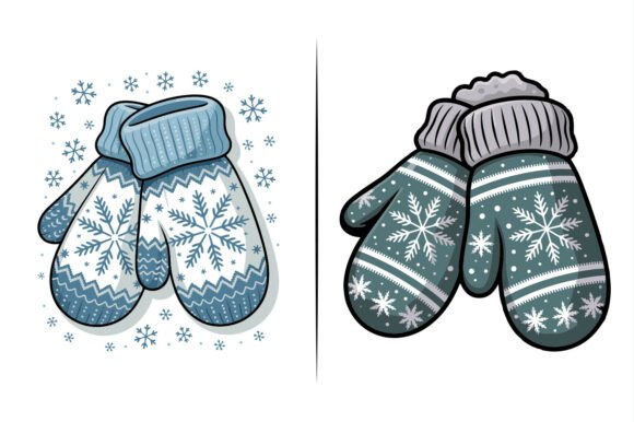 Ugly Hand Gloves Vector Art Illustration Graphics